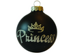 Kép 2/2 - Princess matt fekete - Karácsonyfadísz