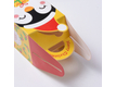 Kép 2/3 - Karácsonyi pingvines hajtogatható papír ajándékdoboz