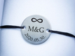 Kép 2/3 - Ígéret egyedi kör medálos microcord karkötő
