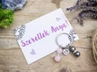 Szeretlek Anya kulcstartó hematittal