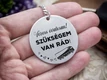 Kép 4/6 - Vezess óvatosan acél medálos kulcstartó