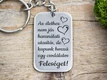 Kép 2/3 - Csodálatos Feleséget acél medálos kulcstartó