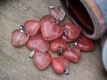 Kép 4/5 - Cseresznye kvarc szív ásvány medálok