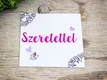 Rózsakvarc ásvány medálhoz kártya