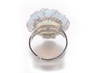 Kép 4/7 - Életfa opalit ezüst színű gyűrű