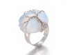 Kép 5/7 - Életfa opalit ezüst színű gyűrű
