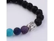 Kép 8/9 - Buddha medálos csakra ásvány karkötő