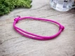 Kép 2/2 - Megérzés pink paracord karkötő