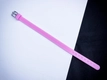 Kép 5/5 - Kézlenyomat egyedi medálos MoMents rózsaszín színű szilikon karkötő