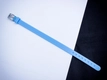 Kép 5/5 - Amulett egyedi medálos MoMents kék színű szilikon karkötő