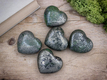 Kép 2/4 - Heart zöld gránit nagy ásvány szív