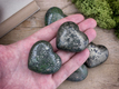 Kép 1/4 - Heart zöld gránit nagy ásvány szív