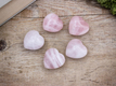 Kép 2/5 - Heart rózsakvarc közepes ásvány szív