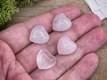 Kép 1/5 - Heart rózsakvarc kicsi ásvány szív