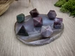 Shapes naturális indiai achát ásvány szett