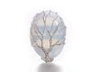 Kép 6/9 - Életfa opalit ezüst színű gyűrű