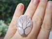 Kép 3/10 - Életfa rózsakvarc ezüst színű gyűrű