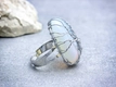 Kép 2/9 - Életfa opalit ezüst színű gyűrű