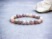 Kép 1/4 - Boldog álmok pink opál ásvány karkötő