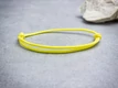 Hangulatos sárga paracord gyerek karkötő