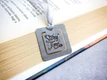 Kép 1/3 - Story Time oldaljelölő acél négyzet könyvjelző