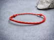Kép 1/5 - Vonzerő vörös paracord karkötő