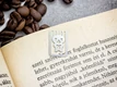 Kép 1/2 - Nyuszis oldaljelölő acél könyvjelző