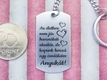 Kép 4/6 - Csodálatos Anyukát acél medálos kulcstartó