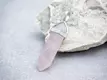 Kép 1/3 - Rózsakvarc kétcsúcsos ásvány medál