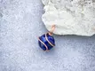 Kép 2/3 - Lápisz lazuli réz drót medál