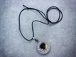 Kép 2/2 - Obszidián talizmán műgyanta nyaklánc