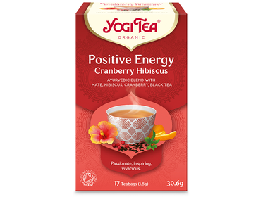 Yogi Tea® Pozitív energia bio tea tőzegáfonyával és hibiszkusszal