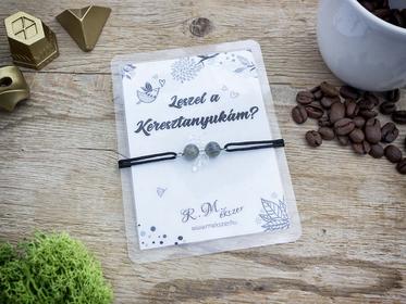 Leszel a Keresztanyukám labradorit angyal karkötő