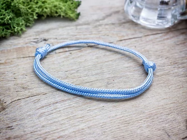 Szabadság kék paracord karkötő