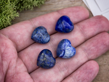 Heart lápisz lazuli kicsi ásvány szív