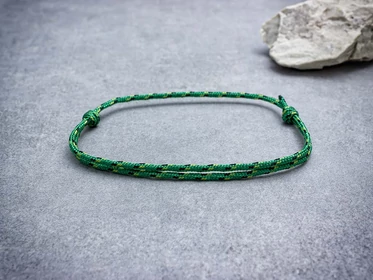 Eufória zöld paracord karkötő