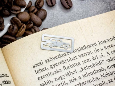 Automobil oldaljelölő acél könyvjelző