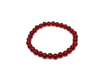 Karneol golyó karkötő 6mm