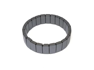 Hematit tégla karkötő 16x8mm
