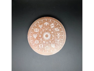 Szelenit korong zodiákus narancs 8cm