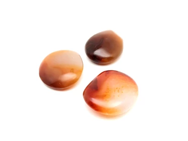Lencse karneol 2-4cm (MDG)