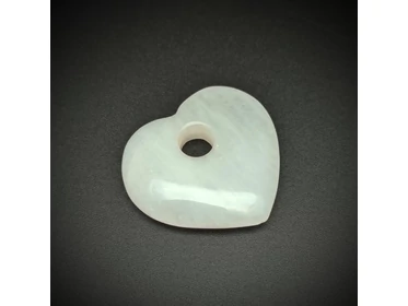 Kvarc tej fánk szív 30x30mm