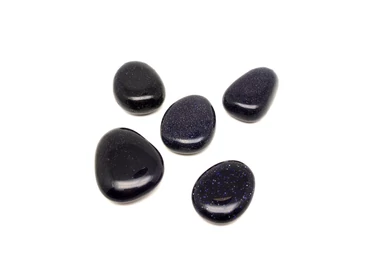 25/30mm Goldstone kék csepp