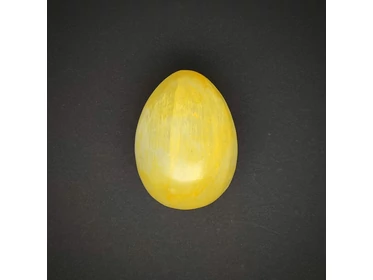 Szelenit tojás sárga szinezett 4x7cm