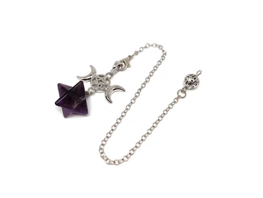 Inga merkaba istennő Ametiszt 2x2cm