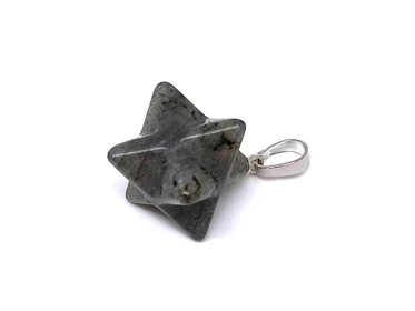 Merkaba medál Labradorit 2x2cm