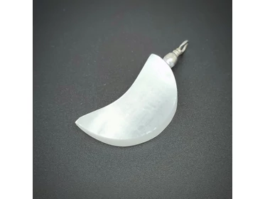 Szelenit hold medál 2x4cm