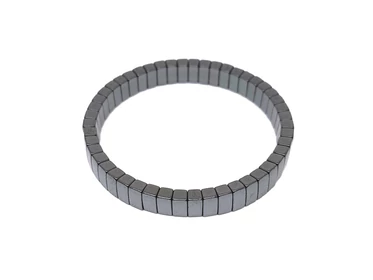 Hematit tégla karkötő 8x4mm