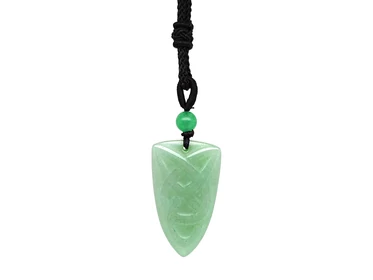Nyíl kelta aventurin medál zsinóron 2x3,5cm