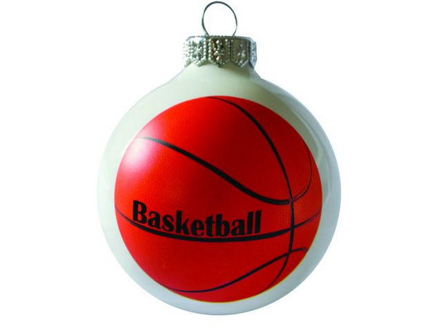 Basketball 8cm - Karácsonyfadísz